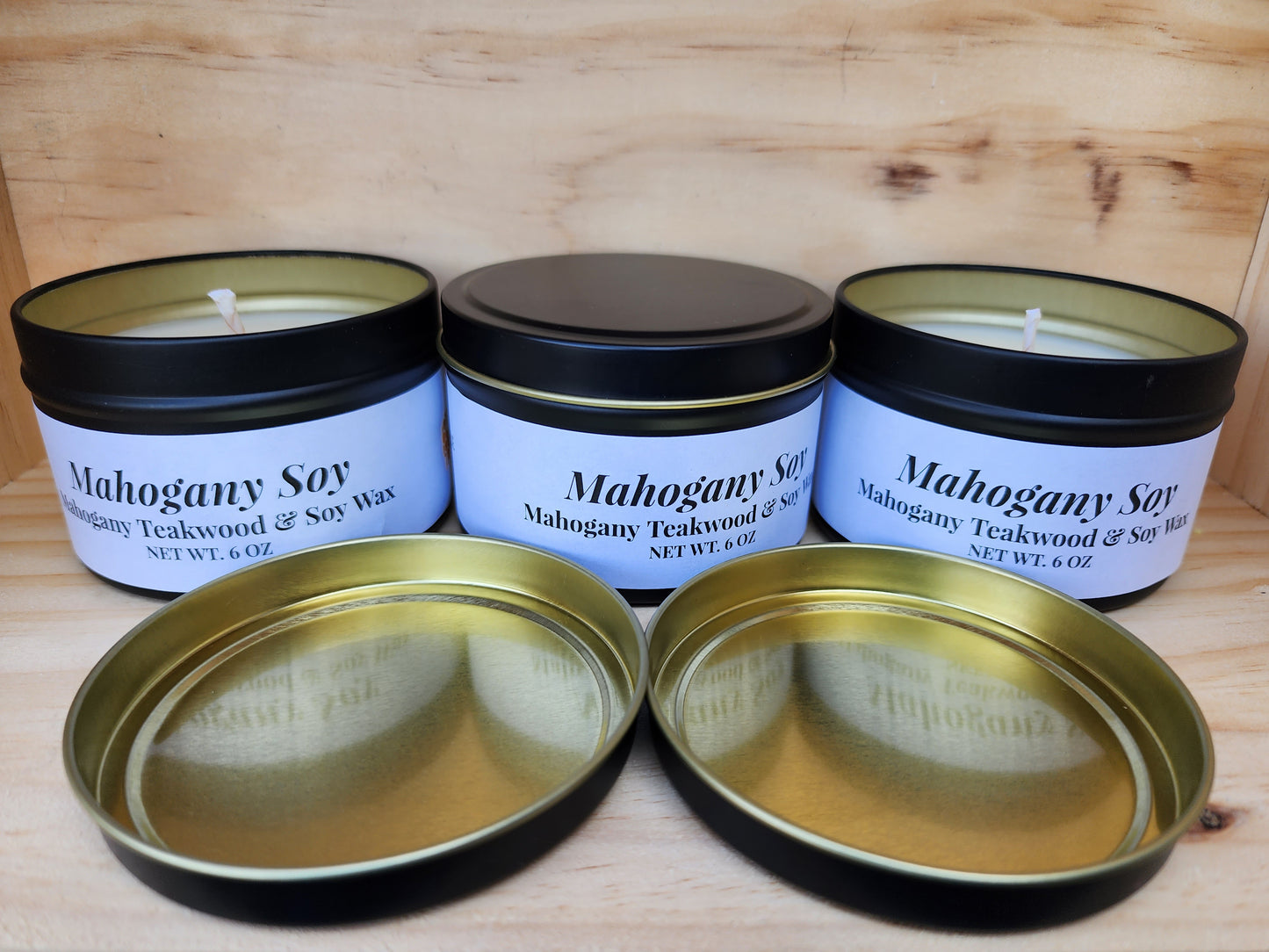 Mahogany Soy Candle 6oz.