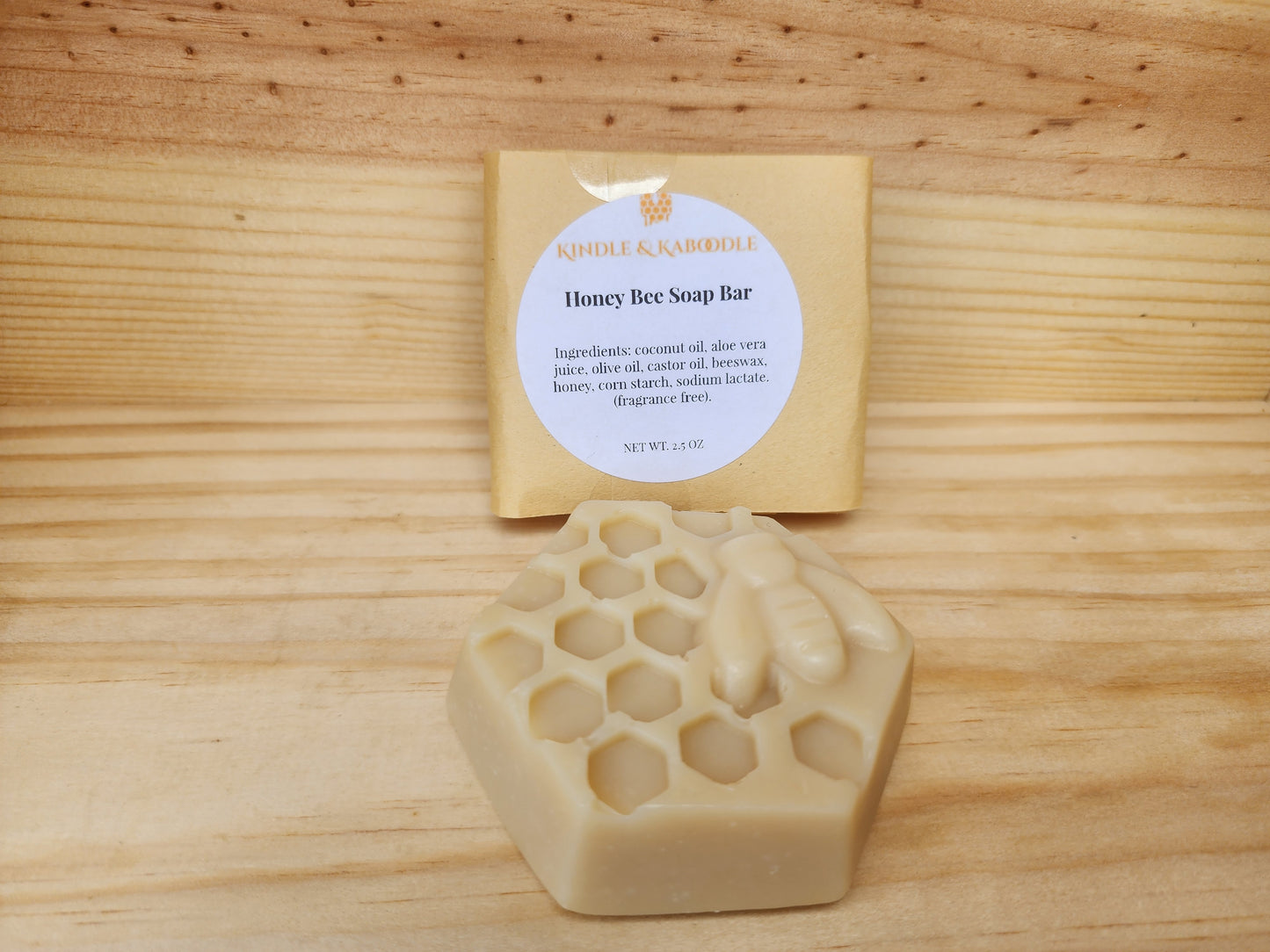 Honey Bee Soap Bar (unscented)