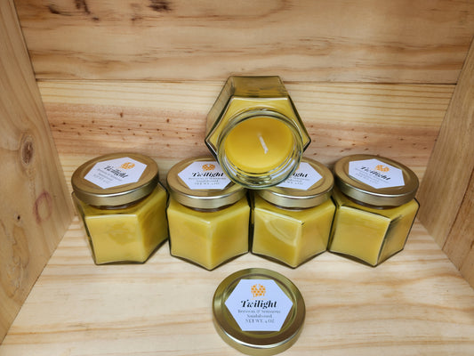 Twilight Candle - Beeswax & Sandalwood 4oz