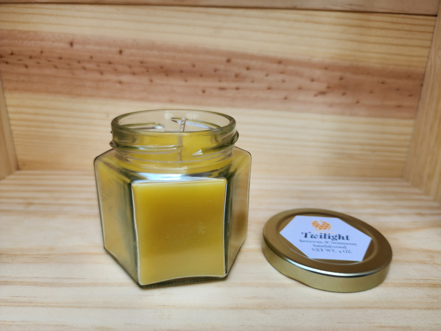 Twilight Candle - Beeswax & Sandalwood 4oz