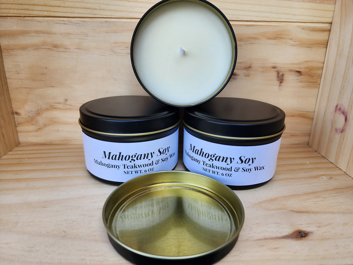 Mahogany Soy Candle 6oz.